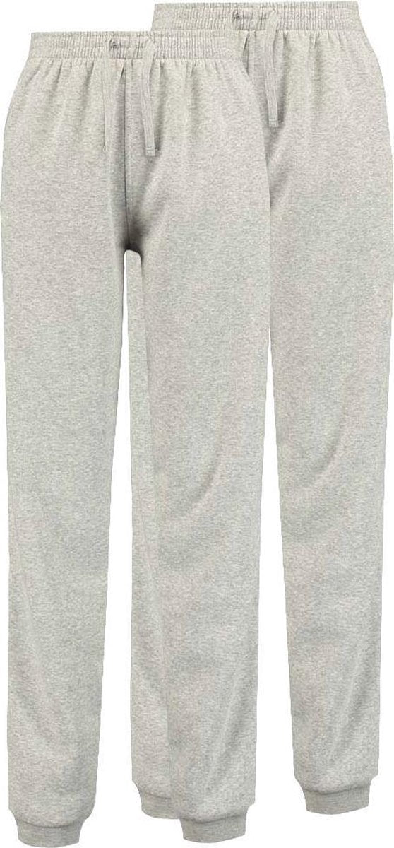 Zeeman kinder joggingbroek - grijs - maat 134/140 - 2 stuks