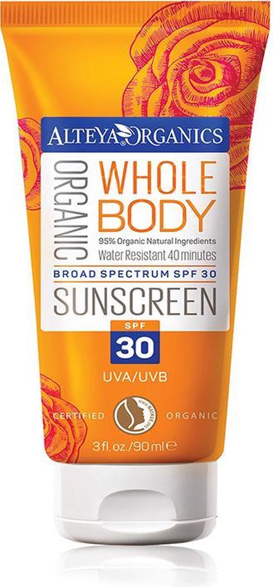 Alteya Organics Biologische Sunscreen Zonnebrand factor 30