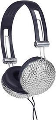 Stereo koptelefoon met Zilver Kristal effect