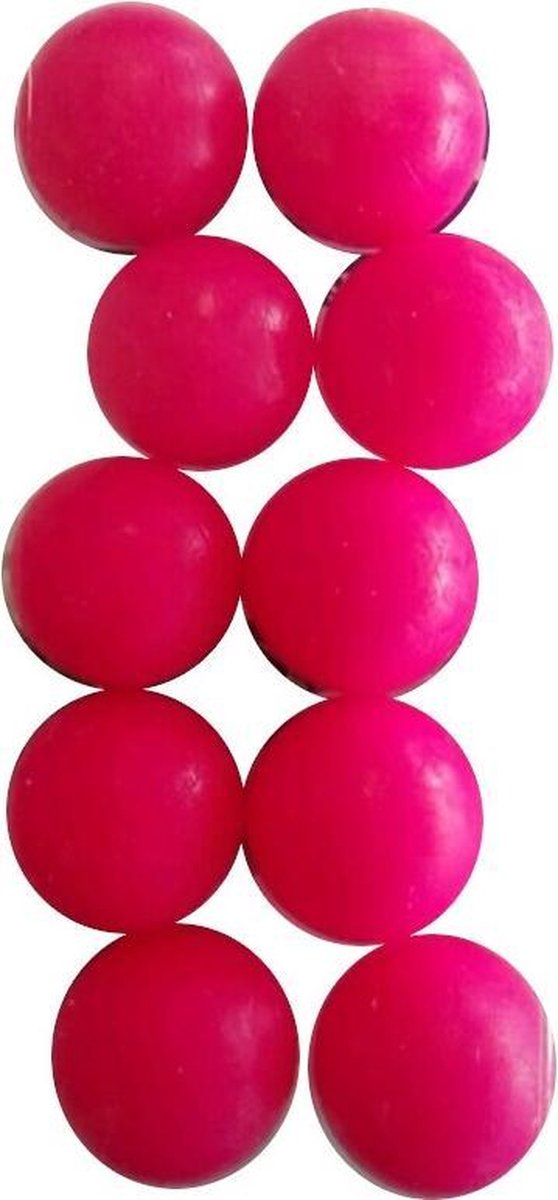 Fas Tafelvoetbalballen 10 Stuks Fuchsia
