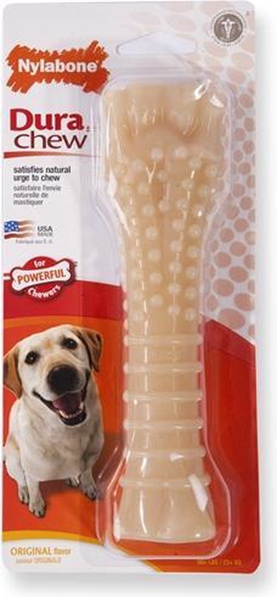 Nylabone dura chew original voor harde bijters - vanaf 23 kg - 1 stuks