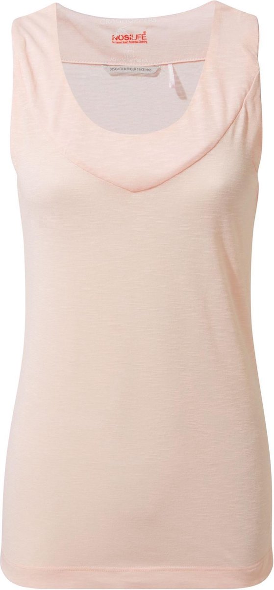 Craghoppers Top Nosilife Allesa Dames Polyester Roze Mt 34