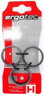 Balhoofd spacerset 1-1/8 (ø28.6) 3-delig 3/5/10mm Carbon