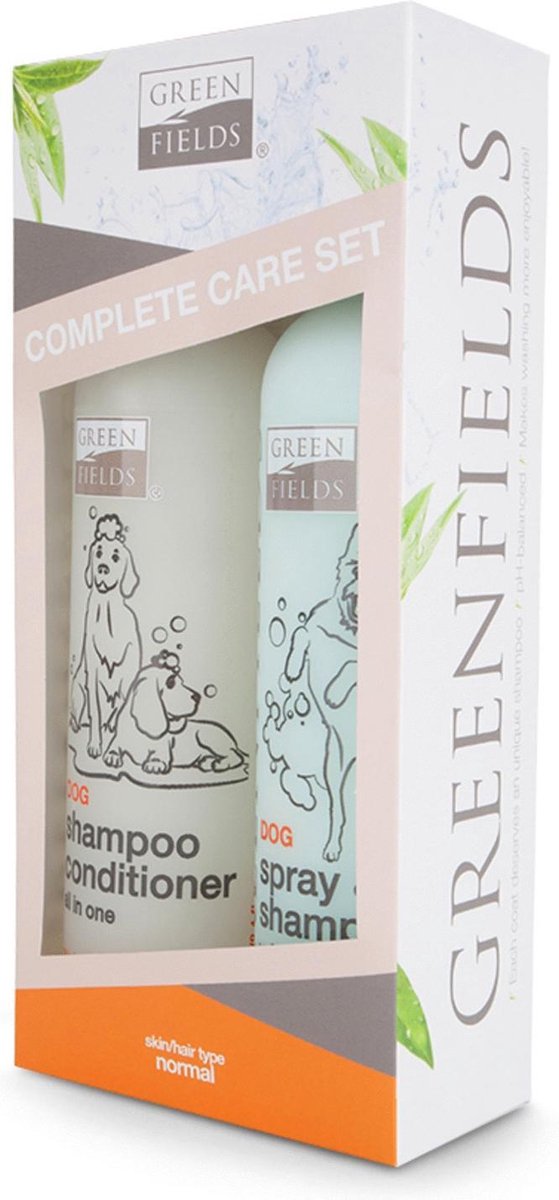 Greenfields Hondenshampoo - Complete Verzorgingsset - 2x250ml
