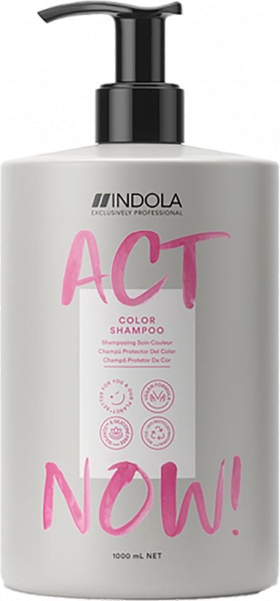 Indola - Act Now! - Color Shampoo - 1000 ml