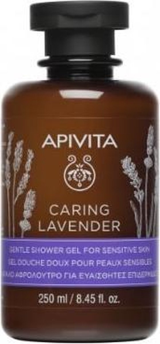 Apivita Body Care Caring Lavender Gentle Shower Gel For Sensitive Skin Gevoelige Huid 250ml