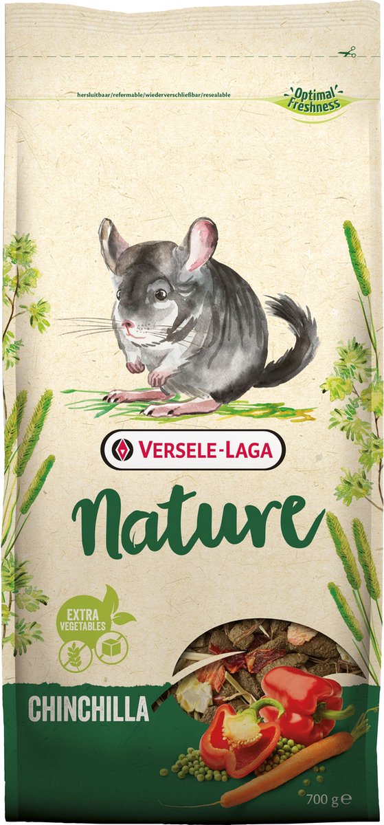 Versele-Laga Nature Chinchilla - Chinchillavoer - 700 g