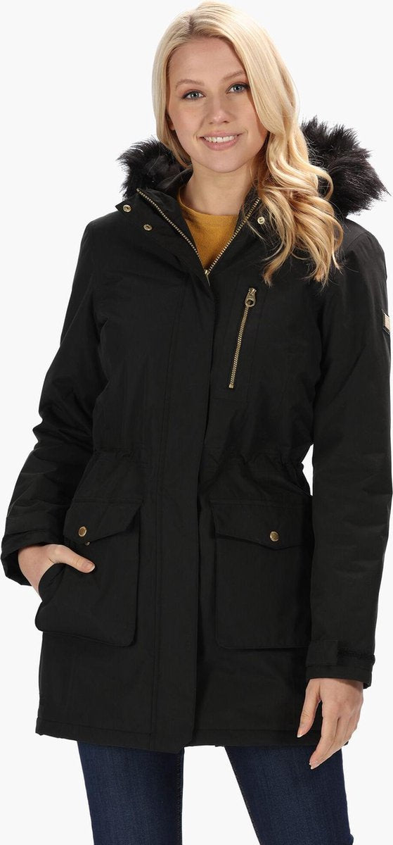 Regatta Serleena Outdoorjas Dames - Zwart - Maat XL