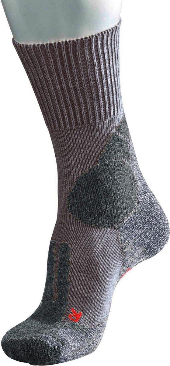 FALKE TK1 Heren Wandelsokken - Asphalt Melange - Maat 44/45