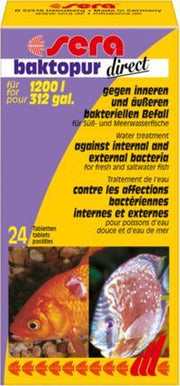 Sera baktopur direct - tegen bacteriële aandoeningen - o.a. vinrot : Inhoud: 24 tabletten (1200 Liter)