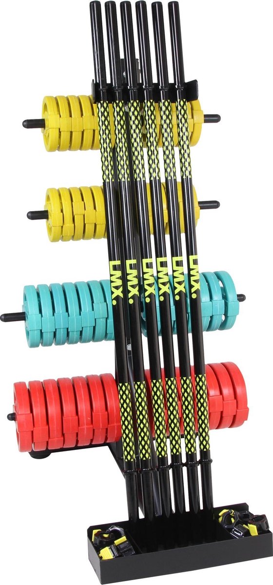 Lifemaxx Bodypump rack l For max 10 sets l black