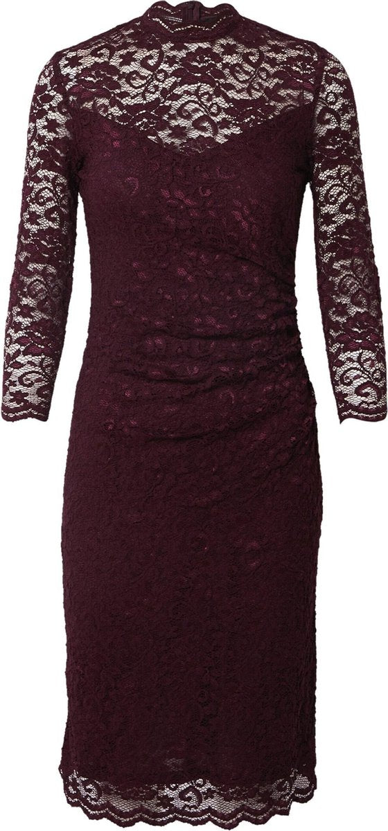 Swing cocktailjurk Aubergine-34