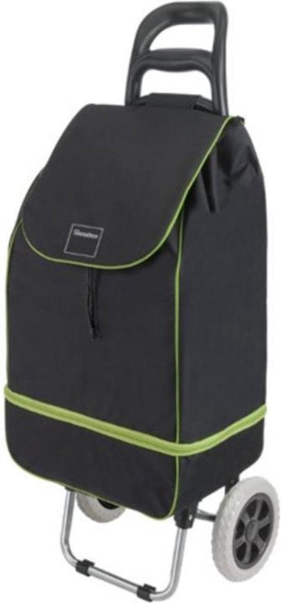 Metaltex Boodschappentrolley Lily zwart / groen