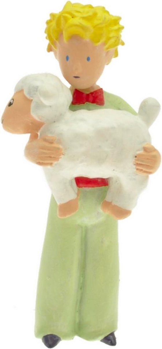 Plastoy - figuurtje De Kleine Prins met schaap - 7 cm