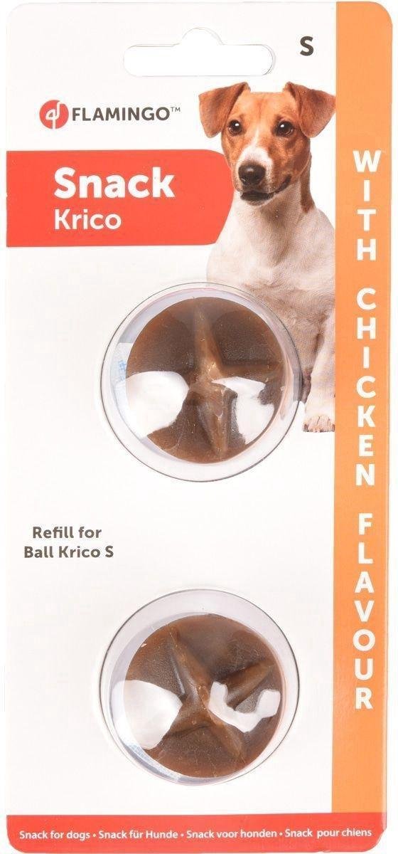 Flamingo hondensnack Hs tpr krico bal navulling met kipsmaak s 2st