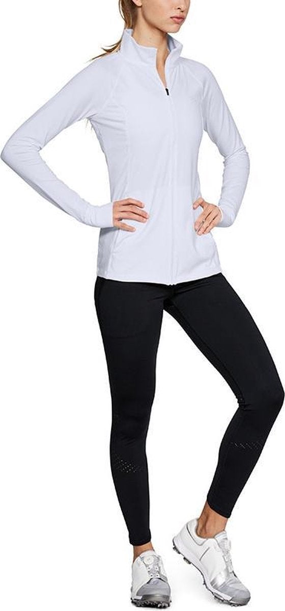 ZINGER FULL ZIP Wit - Dames maat: L    dames > golf kleding > jassen