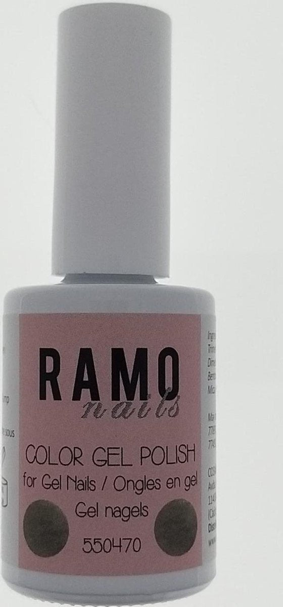 ramo gelpolish 550470-gel nagellak-gel polish-gellak-uv&led-15ml-soak off-transparant-zilver-glitter