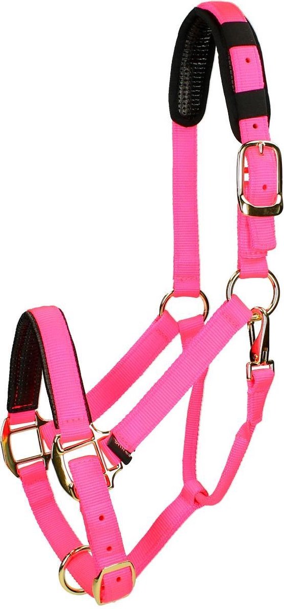 Shires Halster Nylon Topaz - Pink - full