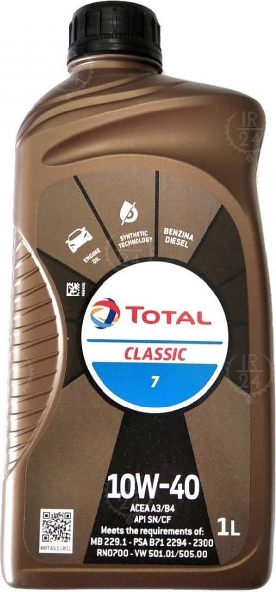 TOTAL CLASSIC 7 10W40 5 LITER