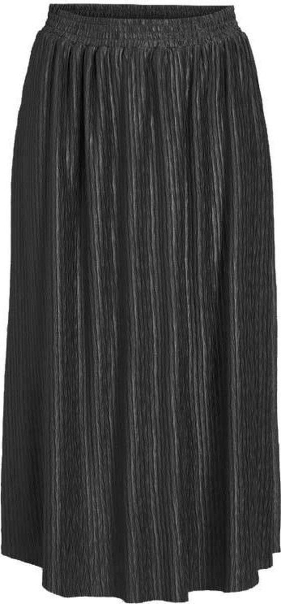 Vipleasa hw midi skirt Black