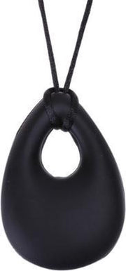 Bijtketting - kauwketting druppel zwart