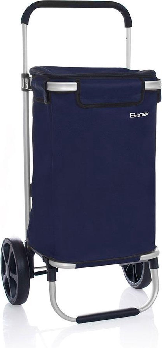 Bamex Chicago Boodschappenwagen Donker Blauw