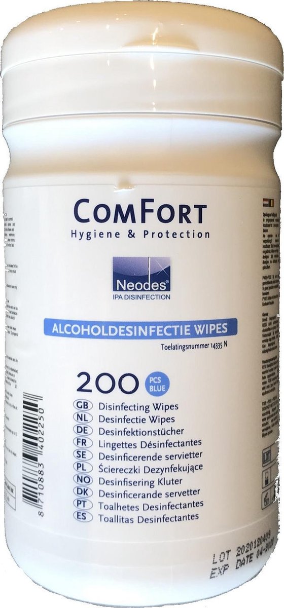 Comfort Desinfectie Wipes