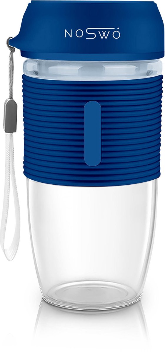 Noswo Blender To Go - Draagbare Blender - Portable Blender  -  Mini Blender voor Onderweg - Smoothie Maker - Draadloze Blender