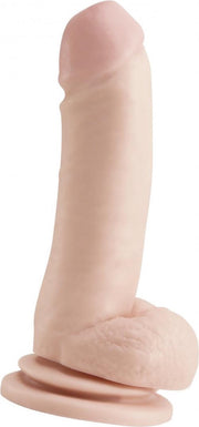 8" Suction Cup Dong - Flesh - Realistic Dildos -