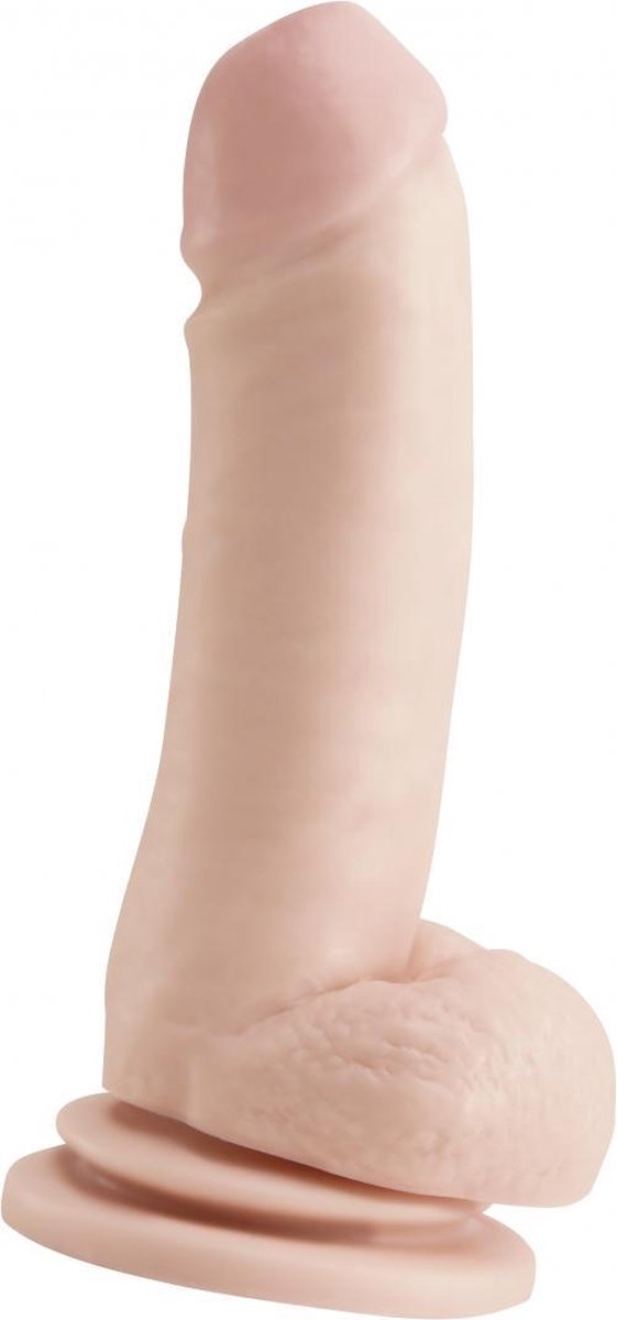 8" Suction Cup Dong - Flesh - Realistic Dildos -