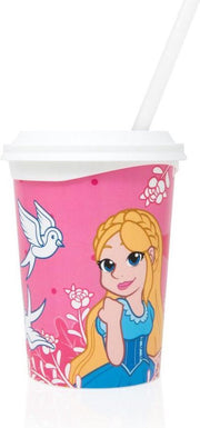 10 x Prinses party beker (350ml) - voor kinderfeestjes