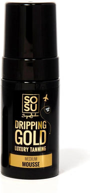 SOSU Dripping Gold Travel Size Luxury Tanning Mousse Medium