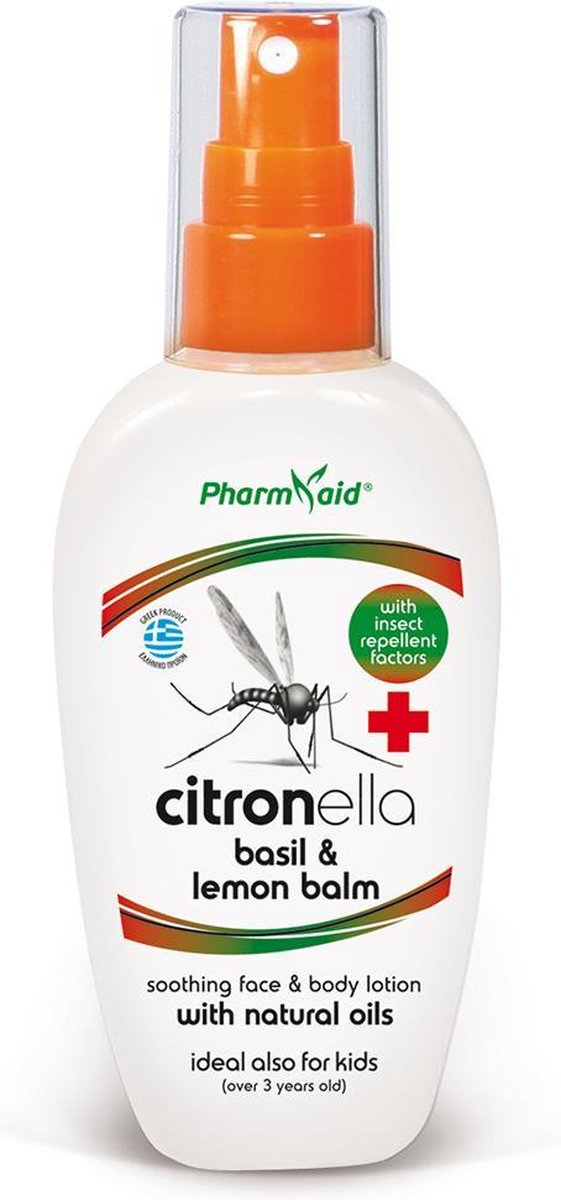 Pharmaid Anti Muggen Beschermingslotion Basilicum & Citroen 100ml
