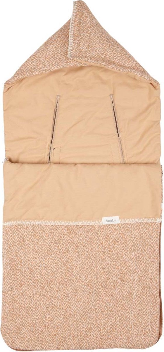 Koeka Voetenzak Vigo flanel 0+ (3/5 punts) - caramel