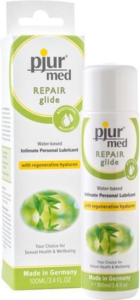 Pjur Repair Glide Glijmiddel - 100 ml | Waterbasis | Vrouwen | Mannen | Smaak | Condooms | Massage | Olie | Condooms |  Pjur | Anaal | Siliconen | Erotische | Easyglide