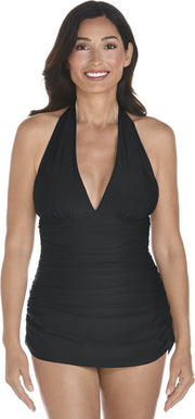 Coolibar UV badpak Dames - Zwart - Maat 36