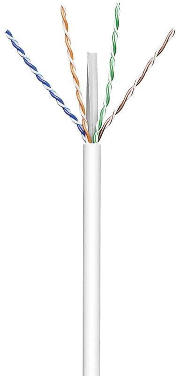CAT6 Netwerkkabel - Zonder connector - wit - 305 m