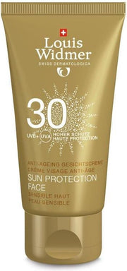 Louis Widmer Sun Protection Face Zonder Parfum Zonnecreme SPF30 - 50 ml
