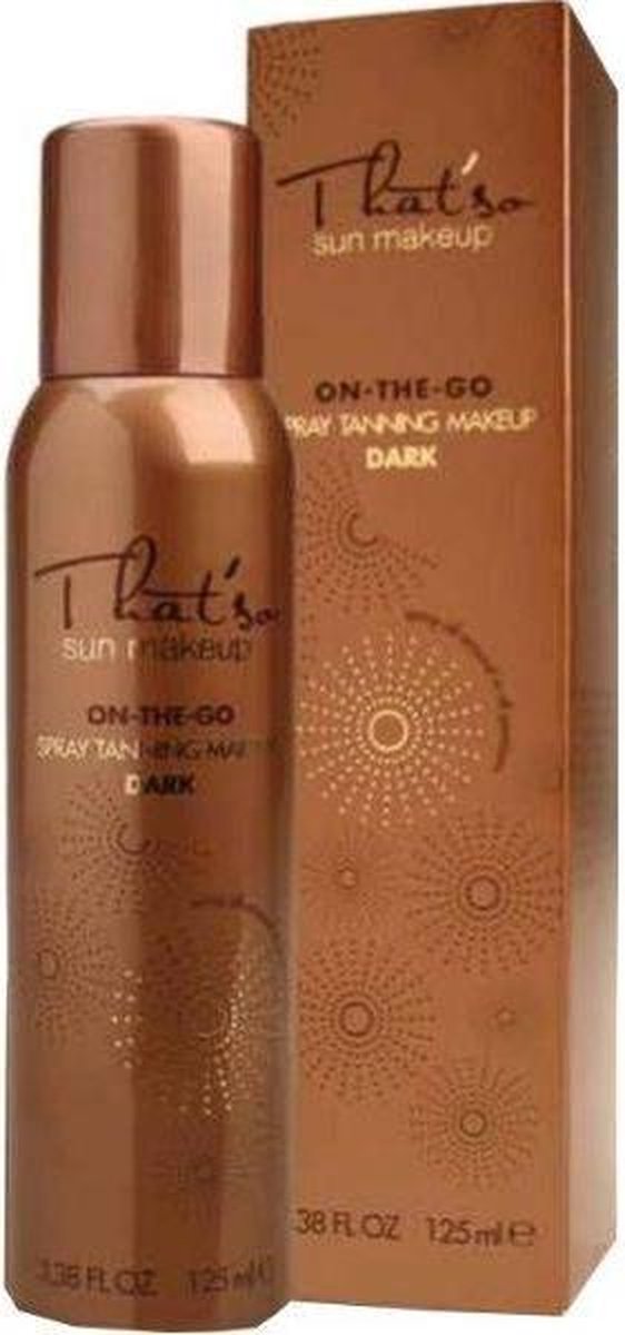 That'so on the go dark spray tanning - self tan at home 125ml