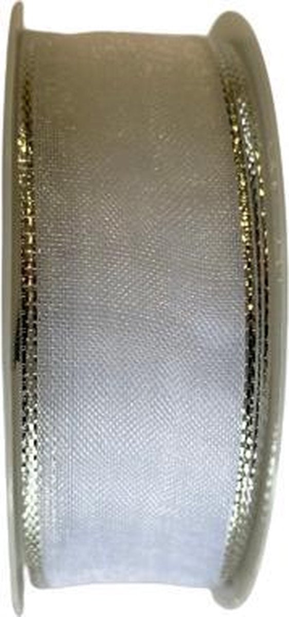 Verhaak Decoratielint Unisex Wit/zilver 3 Meter