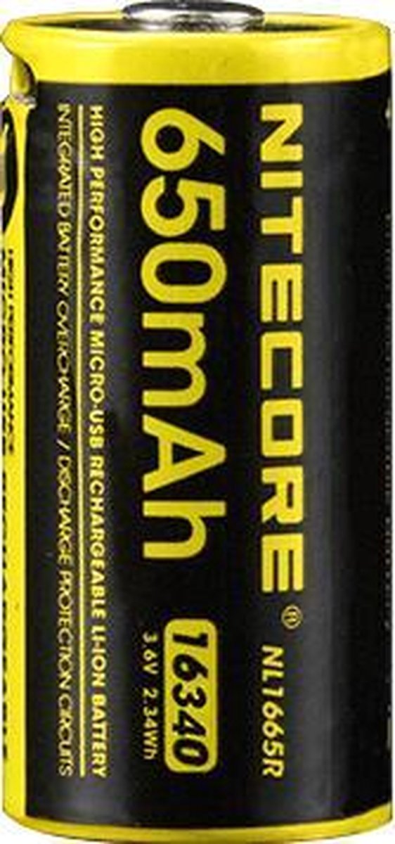 Nitecore NL1665R (650mAh)