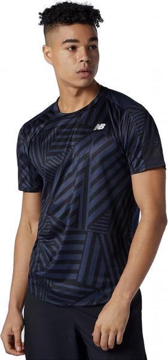 New Balance Fast Flight Shirt Heren - grijs - maat M
