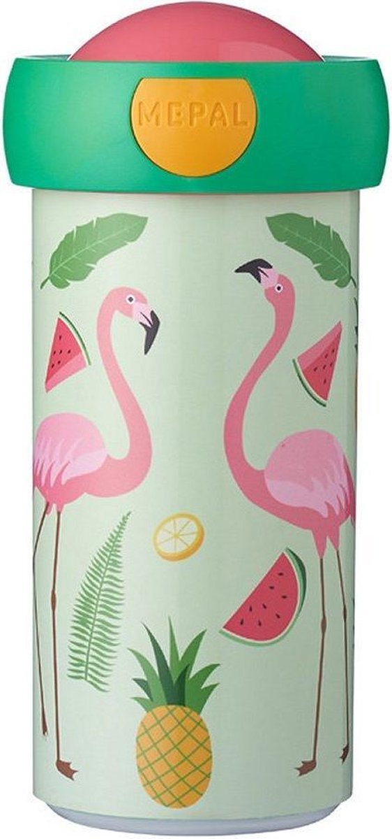 Mepal Campus schoolbeker 300 ml - Tropical Flamingo