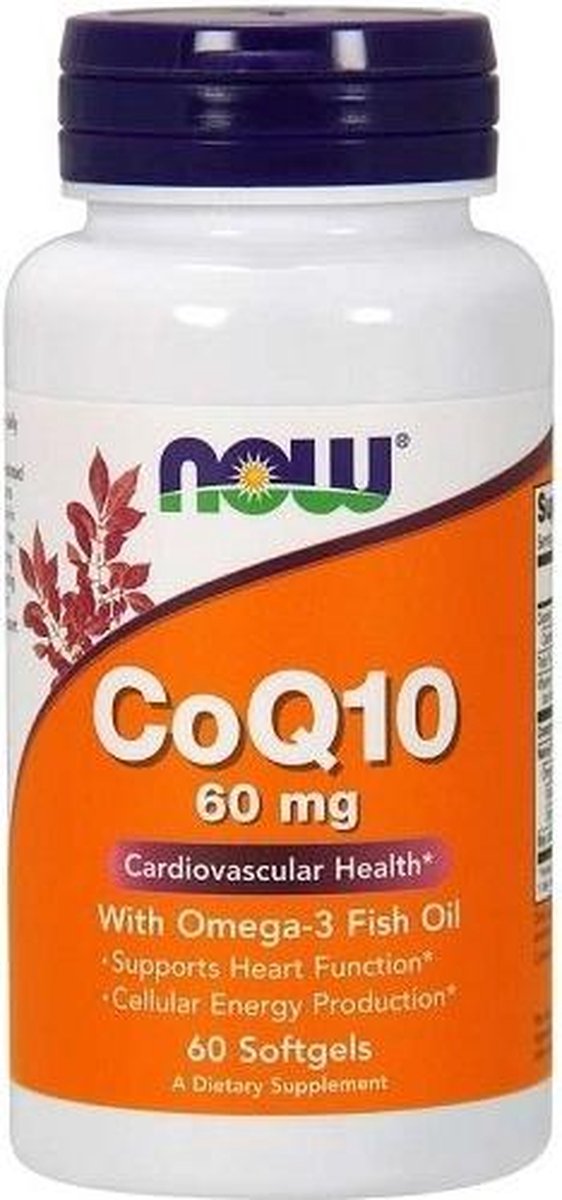 Now Coenzima Q 10 60 Mg 60 Caps