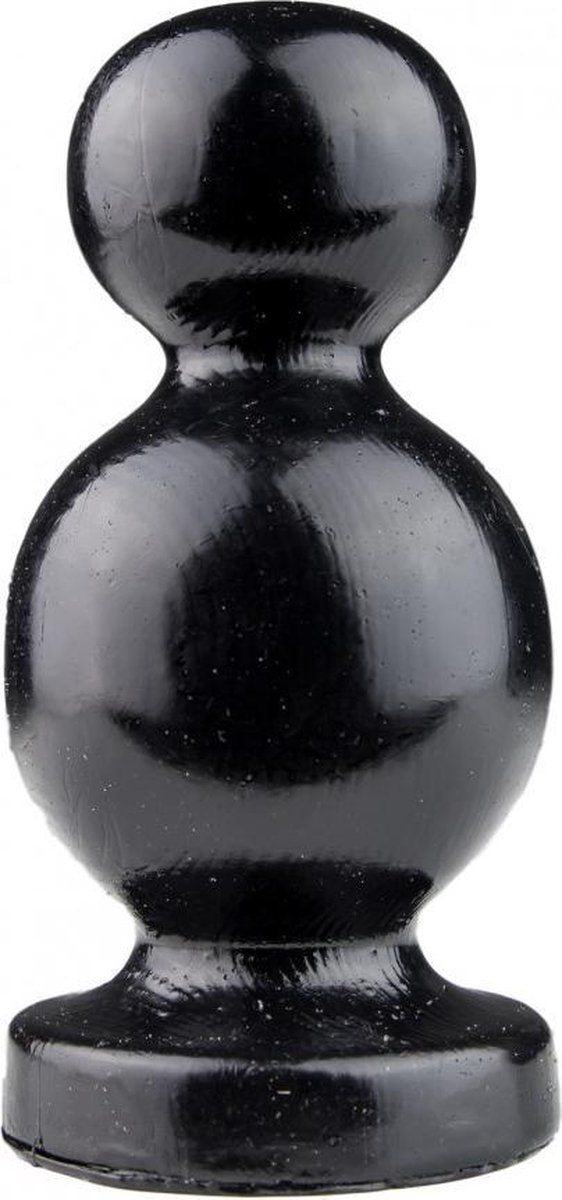 XXLTOYS - Exam - Plug - Inbrenglengte 12 X 6 cm - Black - Uniek design Buttplug - Stevige Anaal plug - Made in Europe