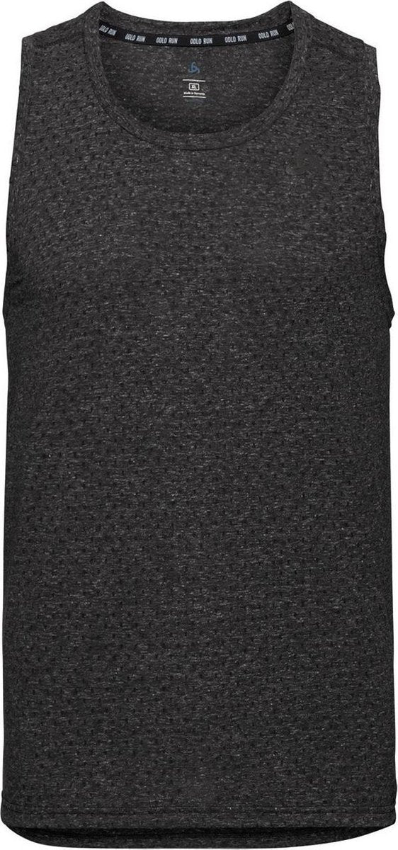 Odlo BL TOP Crew neck Singlet MILLENNIUM Line Black Melange - Maat XL