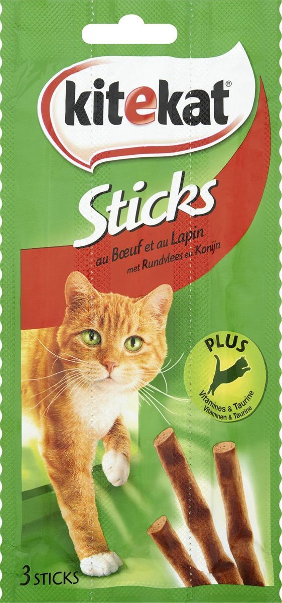 Kitekat Sticks - Rundvlees - 1 stuks