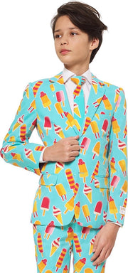 OppoSuits Cool Cones - Jongens Kostuum - Gekleurd - Feest - Maat 158/164