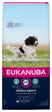 Eukanuba Dog Adult - Medium Breed - Kip - Hondenvoer - 12 kg