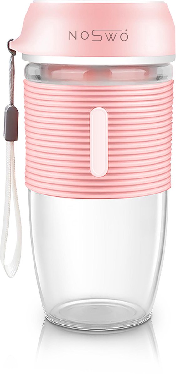 Noswo Blender To Go - Draagbare Blender - Portable Blender  -  Mini Blender voor Onderweg - Smoothie Maker - Draadloze Blender